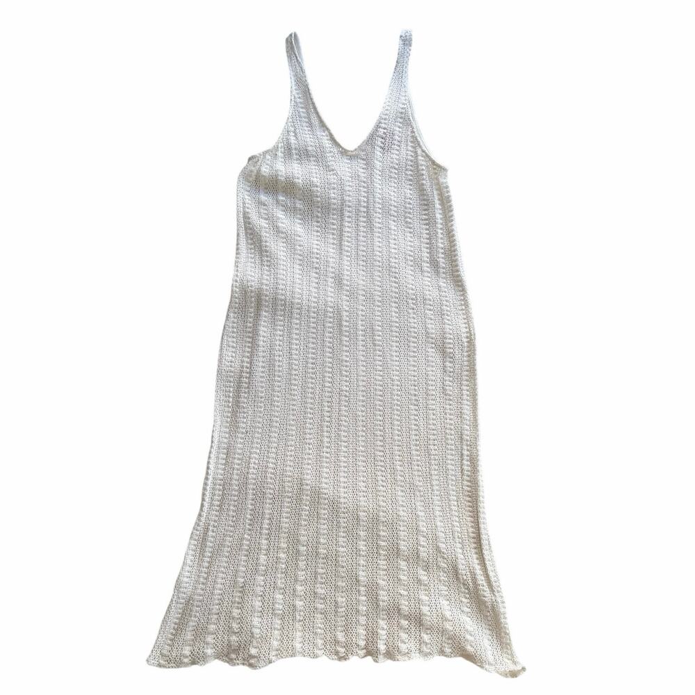 Show‎ Me Your Mumu Colbie Coverup Dress Cotton White Maxi Boho Resort Size XXL